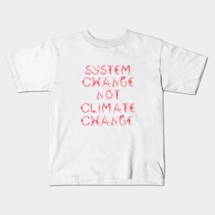 SYSTEM CHANGE (font insects) Kids T-Shirt